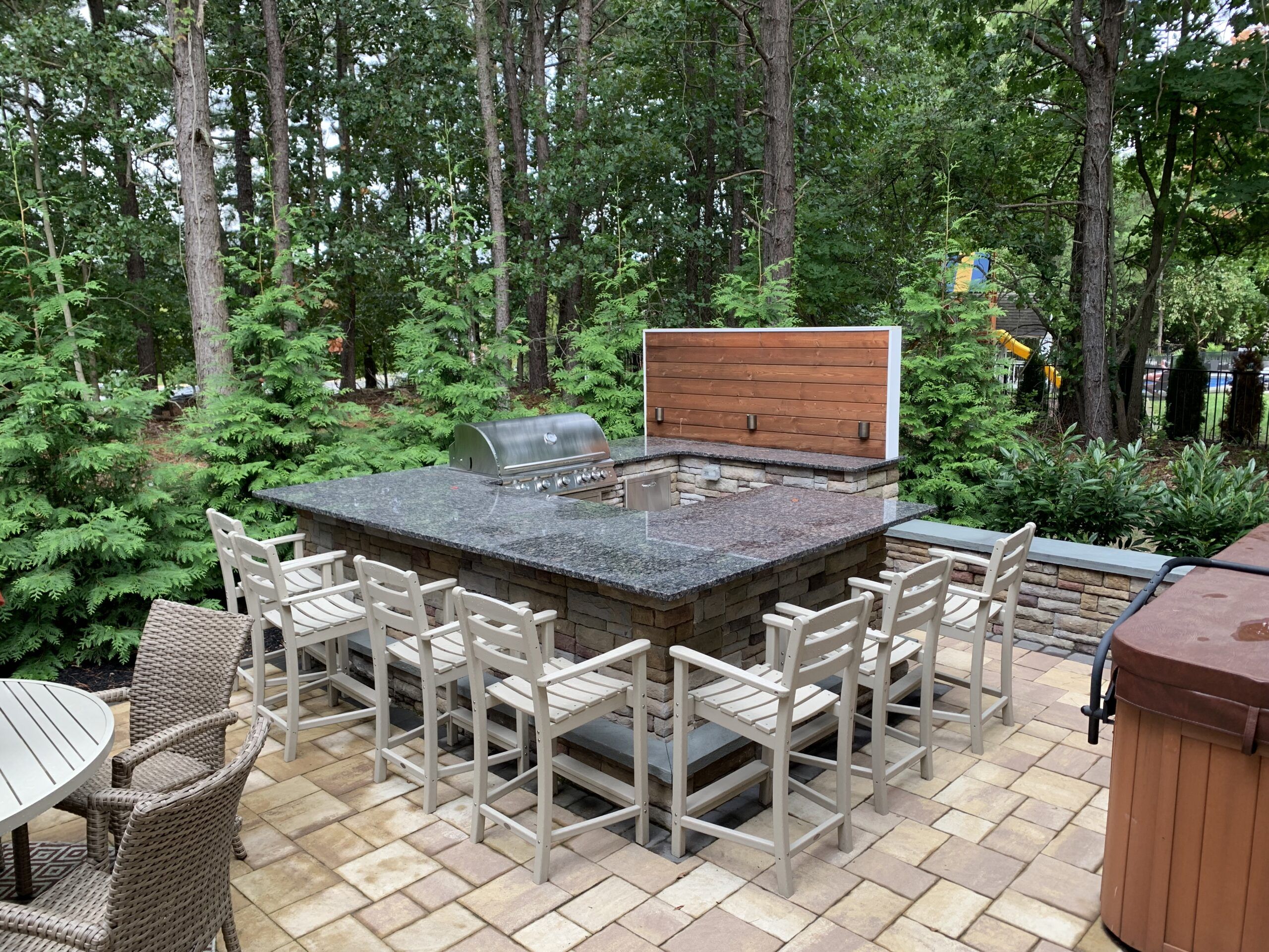 outdoor kitchens