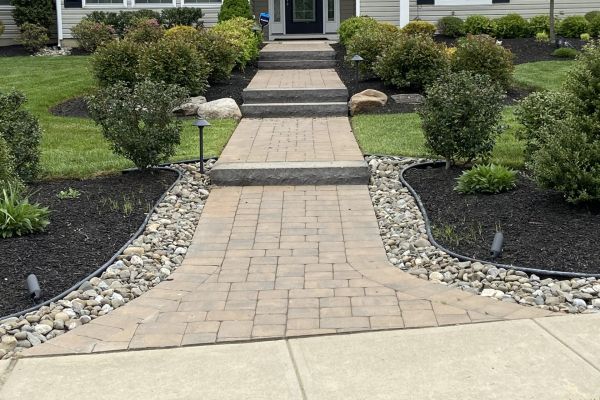 Chilton steps and walkway